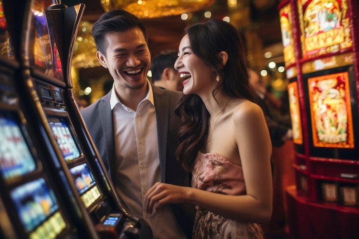 Aplikasi waktu77 di layar Android menampilkan halaman login dan menu permainan