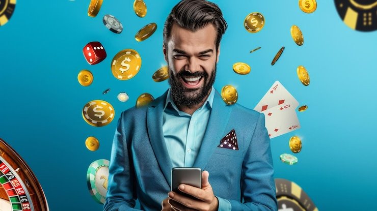 Tampilan grid permainan Sweet Bonanza dengan simbol buah dan permen berwarna cerah